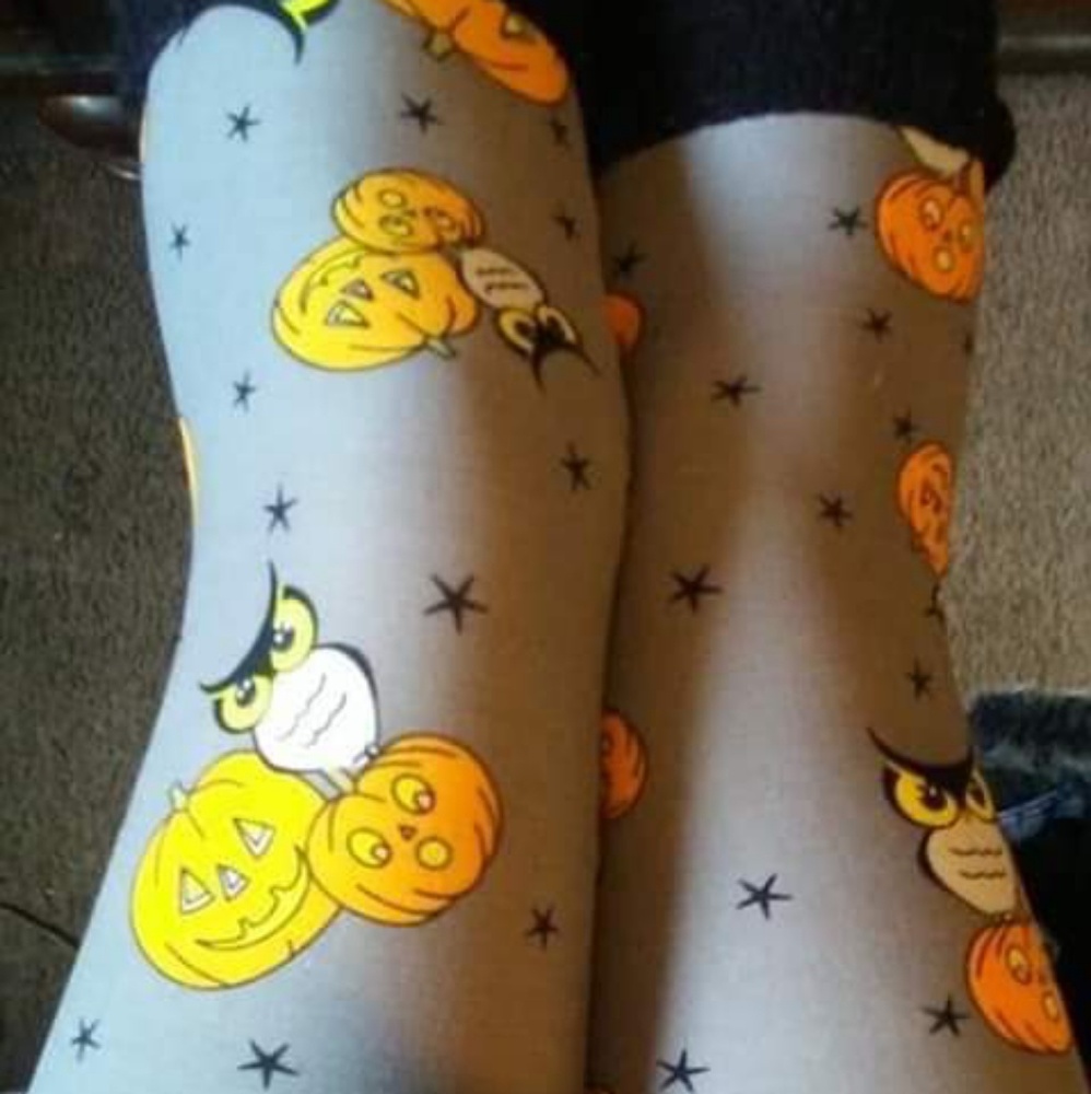 Kids Pumpkin & Owl Leggings